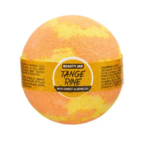 Bila de baie efervescenta cu mandarina Tangerine, 150g, Beauty Jar
