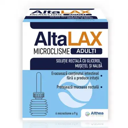 Altalax adulti, 6 microclisme, Althea Life Science