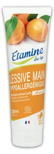 Detergent bio de rufe hipoalergenic pentru spalare manuala cu parfum de caise, 250ml, Etamine