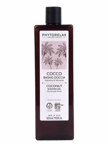 Gel de dus bio hranitor si nutritiv cu ulei de cocos, 500ml, Phytorelax