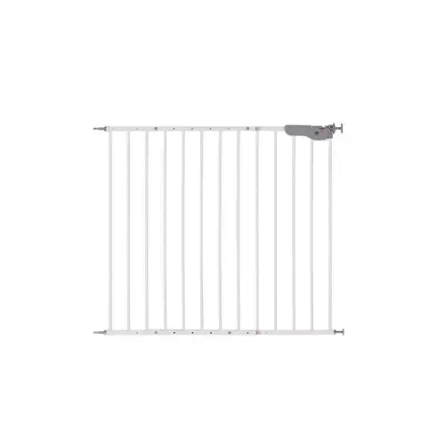 Poarta extensibila montaj pe perete S-Gate 73-110cm Metal alb Active-Lock 46115, 1 bucata, Reer
