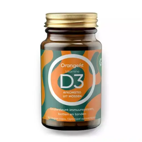 Vitamina D3 vegetala, 60 capsule, Orangefit