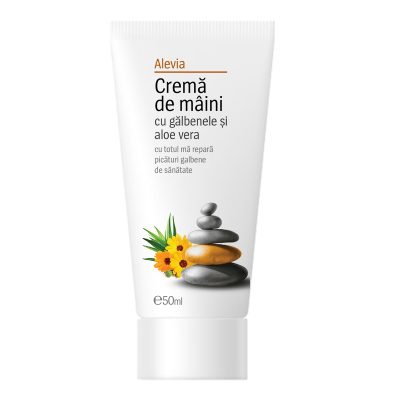 Alevia Crema de maini cu galbenele si aloe vera 50 ml