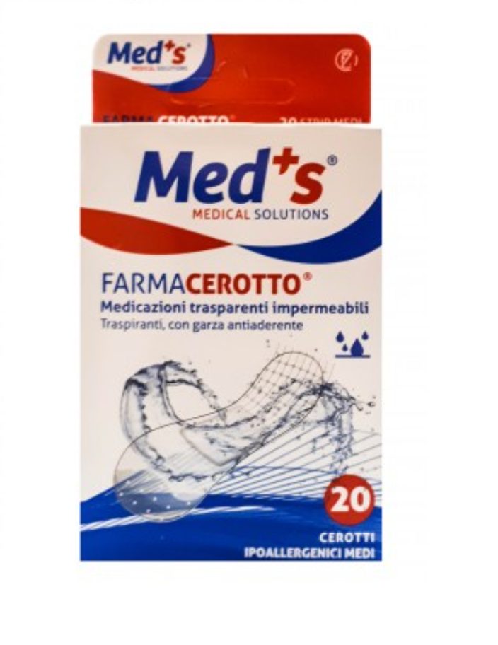 Aseptica Med+ S Plasturi transparenti impermeabili cu ioni de argint 19 x 72mm 20 bucati
