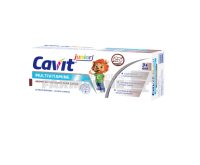 Cavit Junior multivitamine fara zahar cu aroma de ciocolata 20 tablete