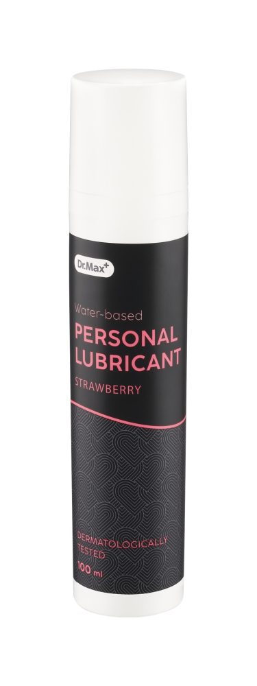 Dr.Max Lubrifiant pe baza de apa cu aroma de capsuni, 100ml