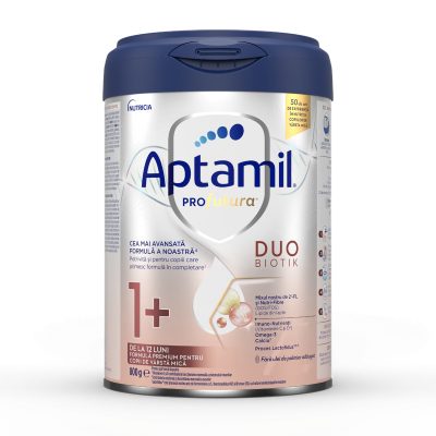 Formula premium pentru copii de 1-2 ani PRO Futura DUO-BIOTIK 1+, 800g, Aptamil