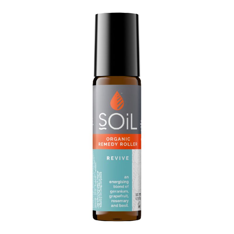 Roll-On Bio Revive Amestec Energizant si Echilibrant cu uleiuri esentiale, 11ml, Soil